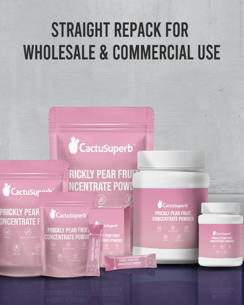 Cactus Powder repack for wholesale and commercial use