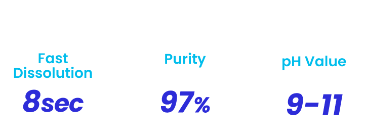 CREHYTINE™ is a high pH buffered creatine monohydrate ingredient with excellent water solubility and ultra-purity creatine monohydrate produced by MCB in Taiwan.