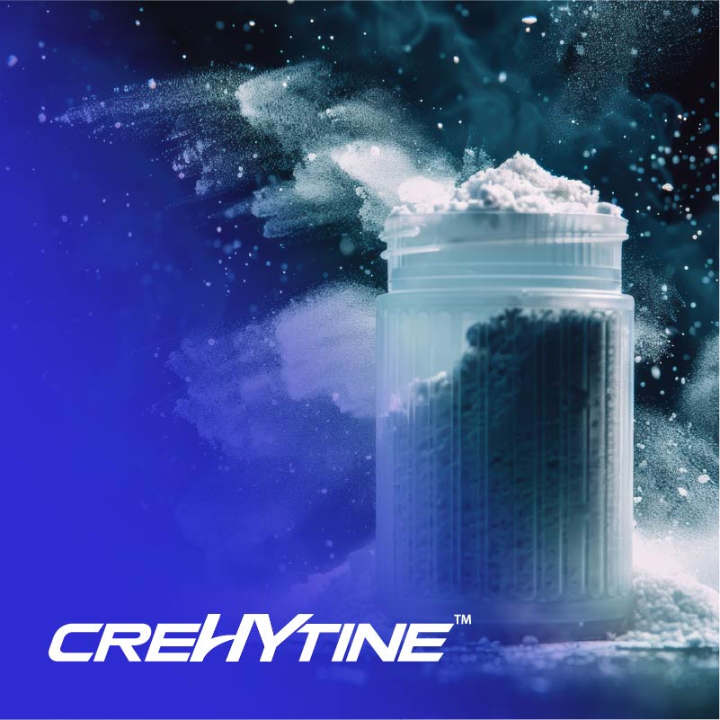 CreHytine™ Hydrogel-Buffered Instant Creatine Monohydrate is a creatine ingredient produced by MCB Taiwan